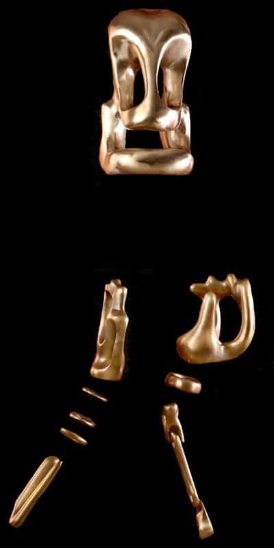 Homage to Ancestors (bronze) by Nader G. Vakili